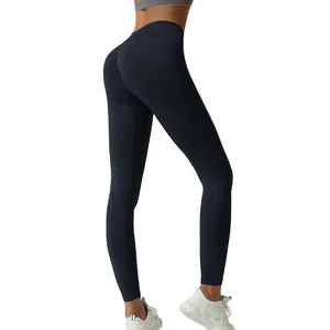 High Waisted Seamless Yoga Leggings Pants XL Plus Size Workout Gym Fitness Leggings With Tummy Control Print Available in Stock