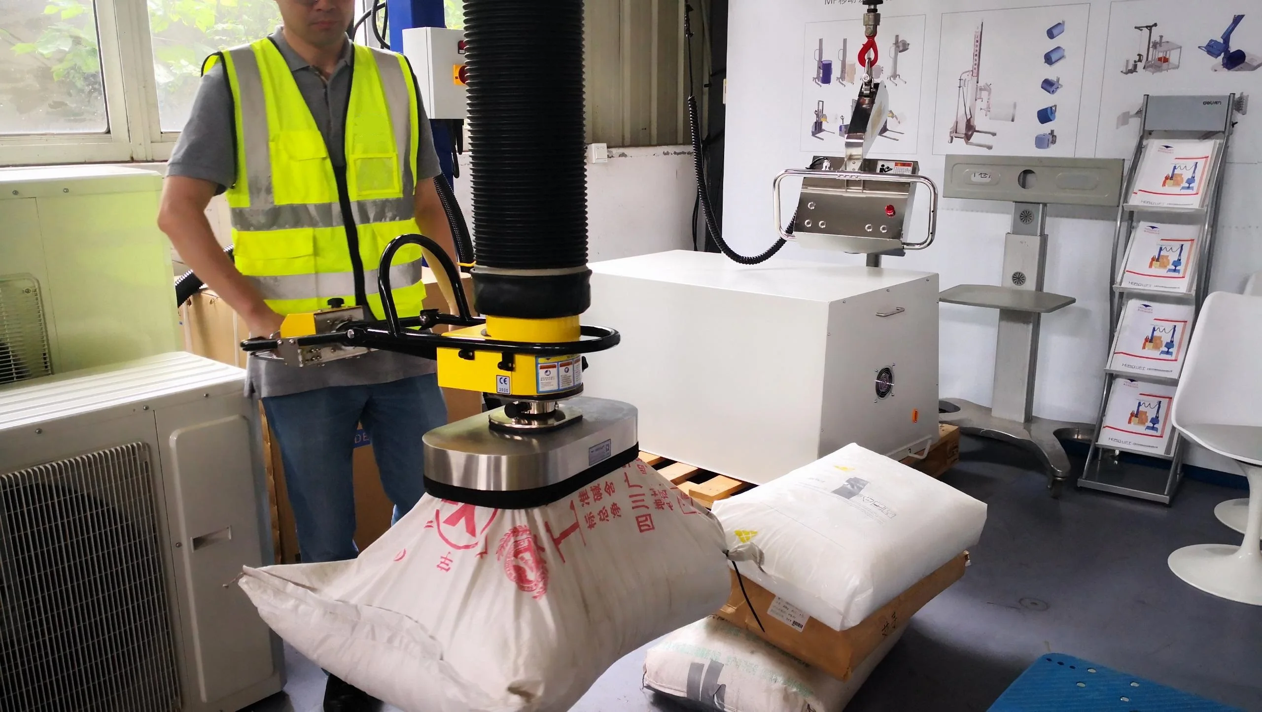 Vacuum Tube System Pneumatic Vacuum Sack Lifter - 1 Year Warranty