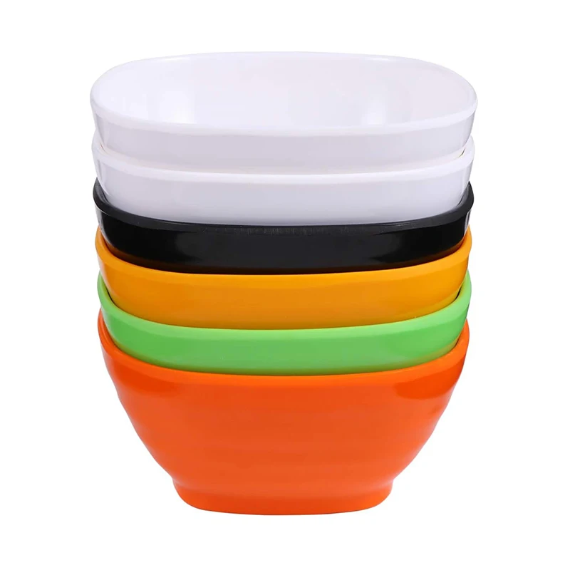 Factory Custom Melamine Mixing Bowl Food Grade Square Melamine Salad