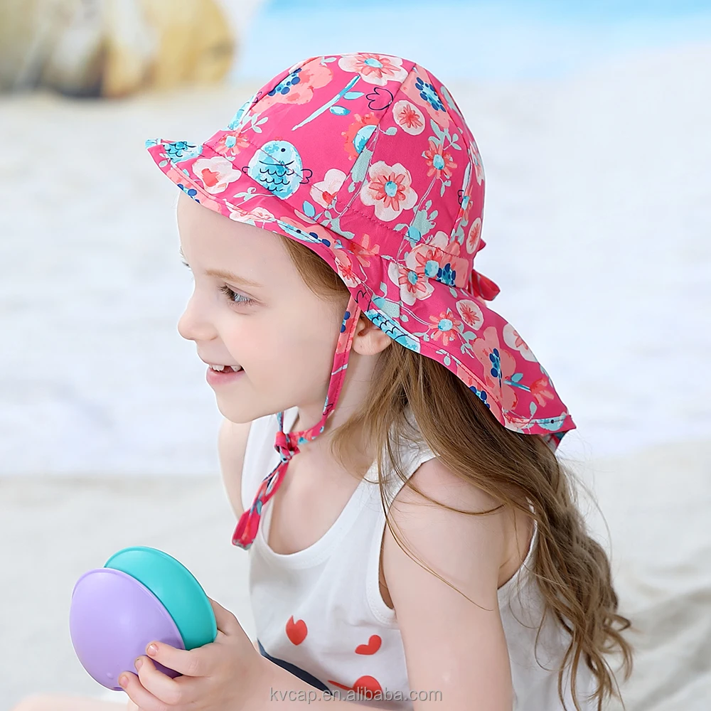 Anti Uv Upf 50 + Toddler Baby Swim Hat 