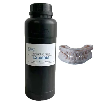 Dental Model Resin LX-06DM UV Curable Resin for 355nm405nm LCD 3d Printing Phopolymer Liquid Resin