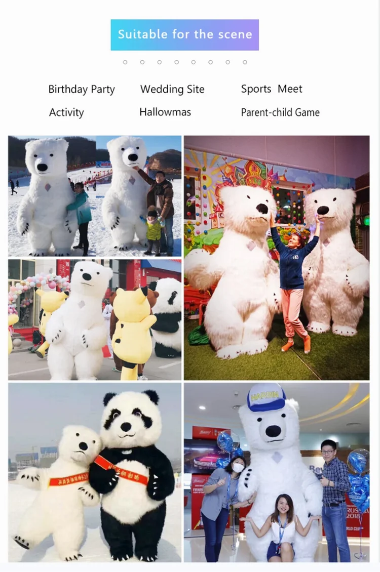 Inflatable polar bear 6