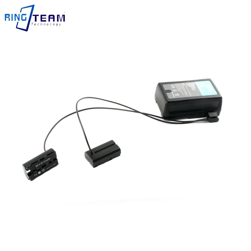 D-tap to Dual NP-F550 Dummy Battery Compatible Fully decoded for Sony NP-F550 F770 F570 NP-F970 Power LED Light Monitor supplier