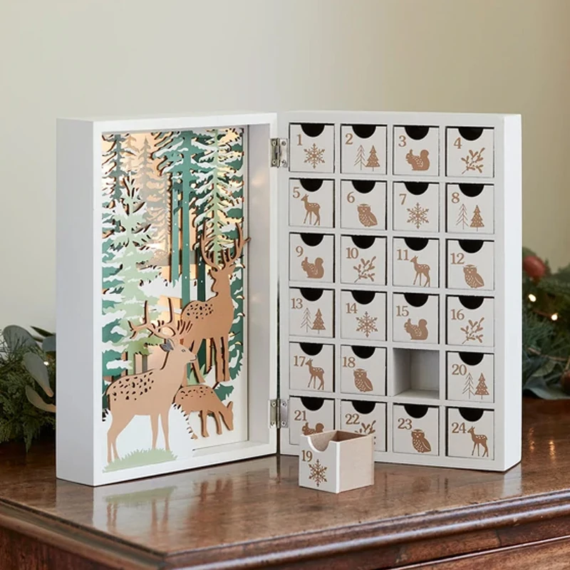 Custom Chocolate Paper Calendar Avent Calendar Box Cardboard Packaging