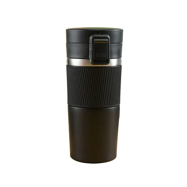 customizable business outdoor silicone sleeve double wall stainless steel mugs warmer thermos coffee cups