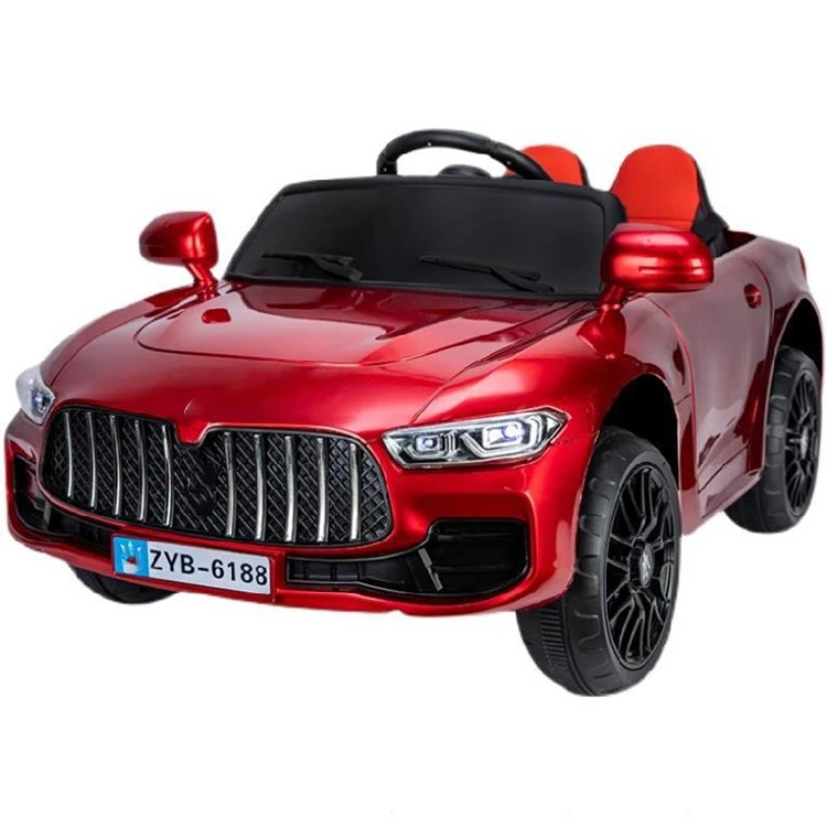 Maserati Licensed 24V Kids Electric Ride-On Car, 2-Seater, 4 Motors, Bluetooth, Remote Control - Red
