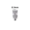 Silver - 0.3mm Hole