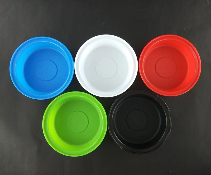 Круглый пластиковый пищевой контейнер с герметичными крышками для еды Bento герметичный