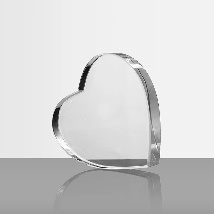 Crystal Cube Heart 3d Crystal Paper Weight - Buy Heart Paper Weight ...