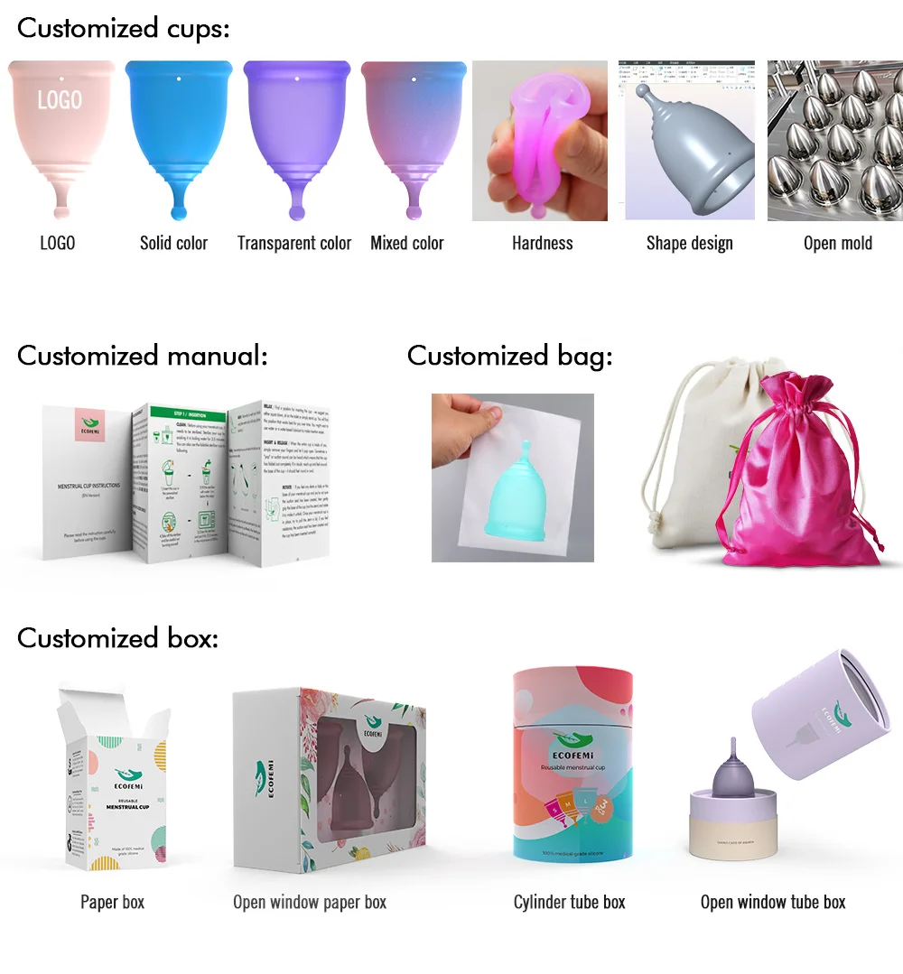 2023 New Reusable Period Cup Inserter Tampon Style Menstrual Cup ...