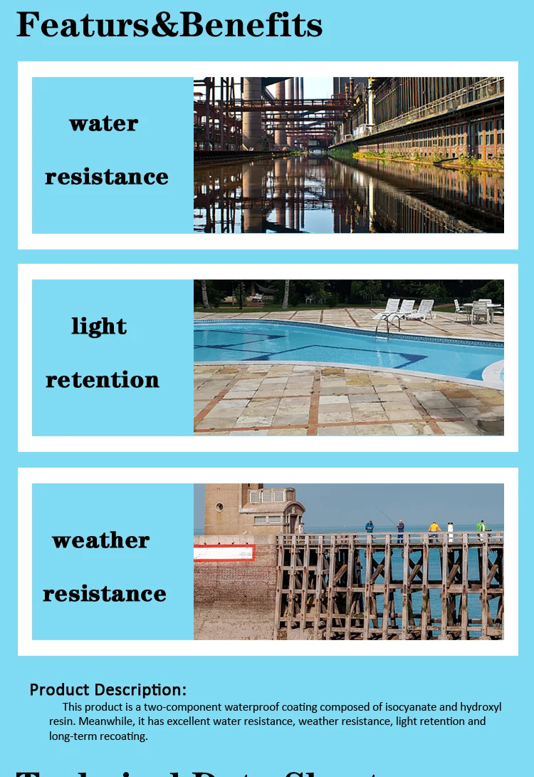 Ims Polyurethane Waterproof Paint For Concrete Floor Or Rooftop Coating Reflective Roof