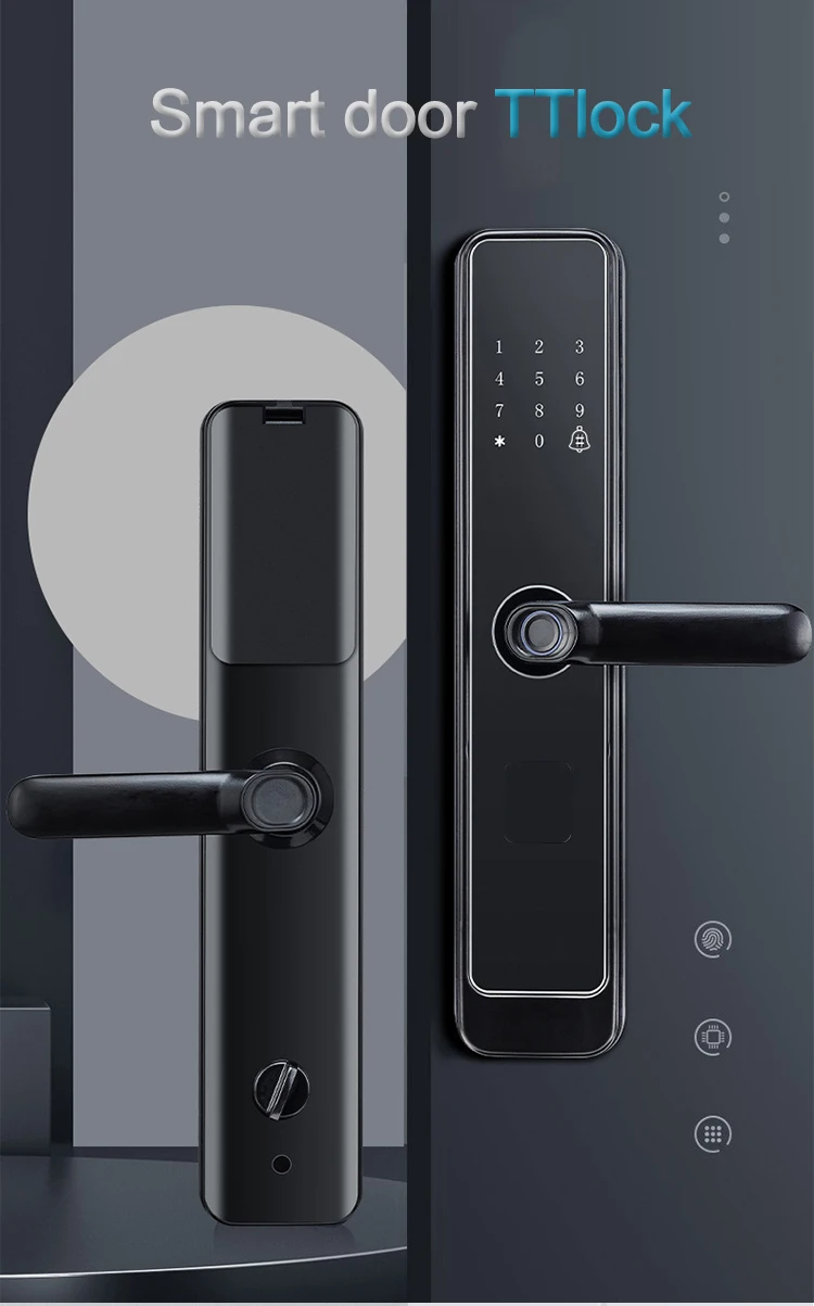 Digital Smart Door Lock Ttlock App Work With 6068 Mortise Latch Doors ...