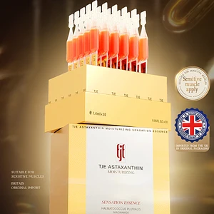 Private Label Astaxanthin Liquid Ampoule for for Face & Body Skin Repair and Moisturizing