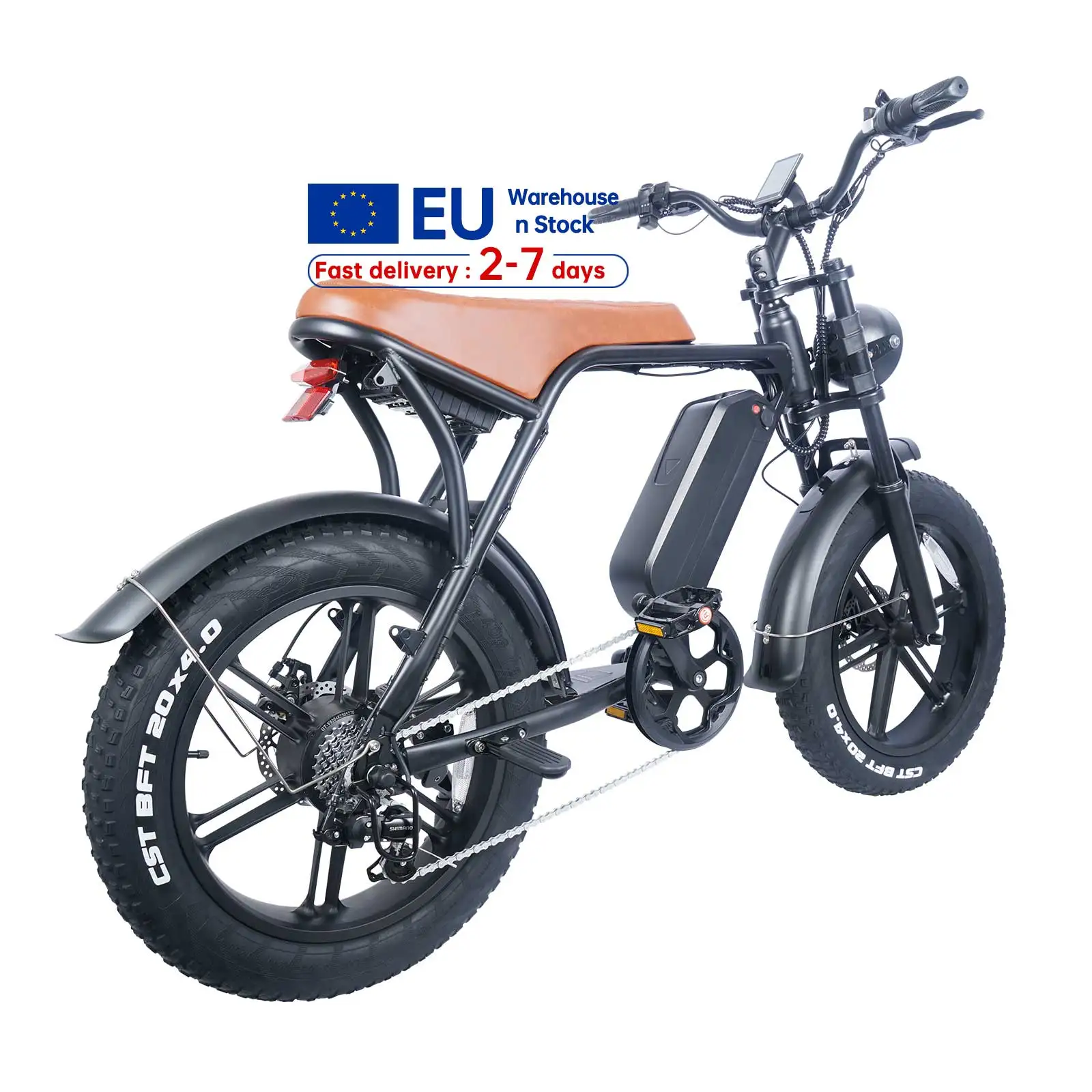 250w 750w Fat Tire Electric Bicycle 20inches Ebike City E-bikes Ouxi V8  Electric Hybrid Bike 25km/h for Dutch Market