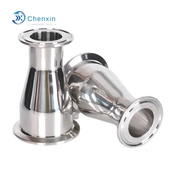 Manufacture Metal Stainless Steel Concentric Reducer Clamp Fitting Metal Products CNC Machining Services Industrial Automation