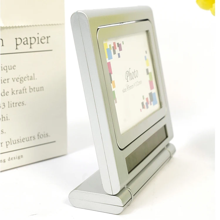 Digital Clock with Photo Frame Desktop Gifts New Smart Electronic Table Digital Multifunction Alarm Clock