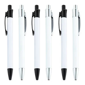 Creative Blank Metal Ballpoint Pen with Custom LOGO 1.0mm Tip Smooth Writing for School & Office Supplies and Promotional Gift