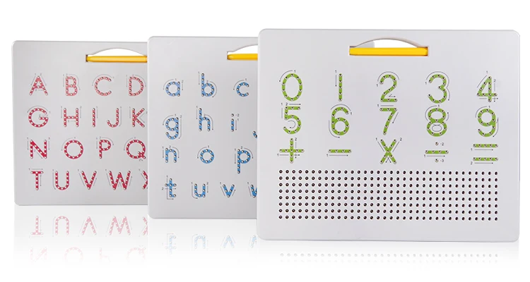 Magnetic Alphabet Tracing Board - Double-sided Upper & Lower Case ...