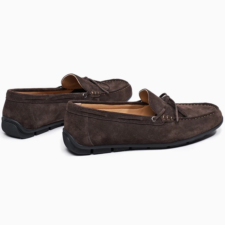 Оптовая продажа, модные удобные классические дизайнерские мужские лоферы из натуральной кожи на плоской подошве, повседневные мужские мокасины