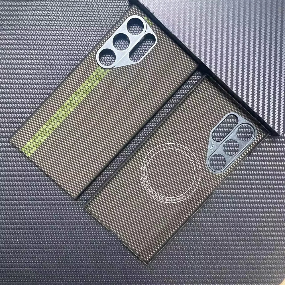 product laudtec custom logo phone case for samsung s25 s24 fe plus ultra carbon fiber simple back cover shockproof lightweight sjk1056-9