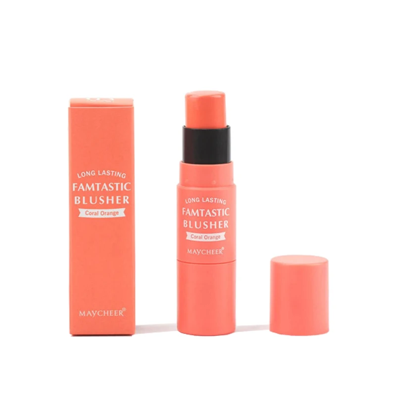 SHB01A, пигментный веганский крем для лица, детский розовый крем для щек, макияж, многофункциональный макияж, с кисточками, водостойкий