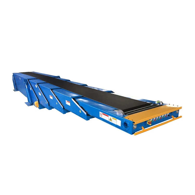 Telescopic Belt Conveyor Simple Operation for Container Loading and Unloading System