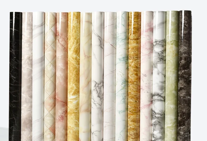 vinyl marble wallpaper laminas pvc autoadhesivas