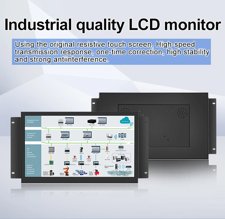 17.3 IPS1920*1080 Open Frame Display LCD Monitors Non-Touch /touchscreen High Brightness for Industrial Equipment