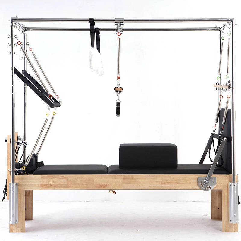 Commercial Reformer Pilates Machine Oak Wood Pilates Reformer 3in1 Pilates Reformer Tower