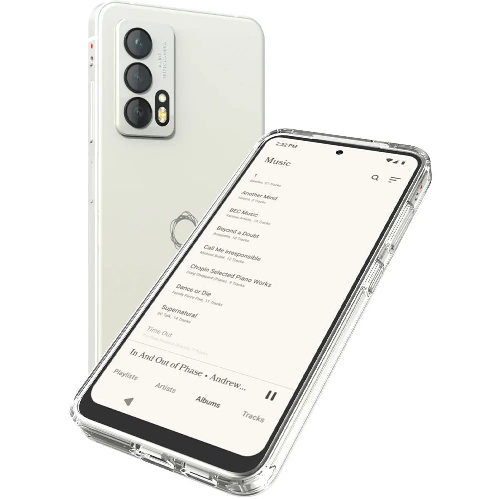 Coque de téléphone transparente en TPU antichoc pour Wisephone II, housse de protection, support logo personnalisé SJK566