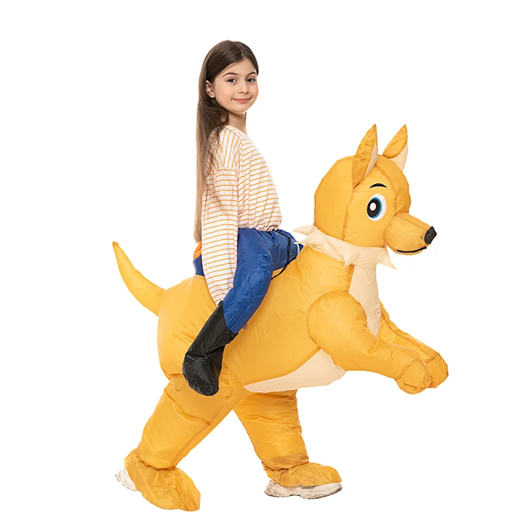 Wholesale Funny Party Animal Cosplay Mascot Dog Halloween Costume Blow up  Suit Inflatable Dog Costume Kid Children Polyester Unisex 1pcs From  m.