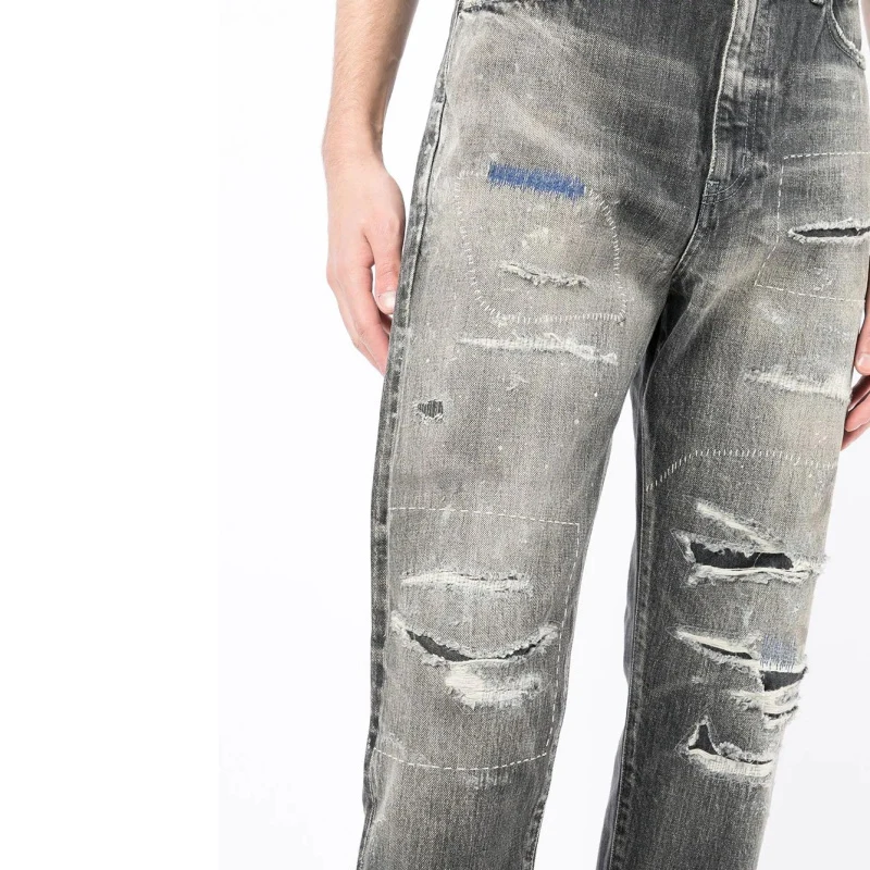 DiZNEW Denim Factory Direct Wholesales Fashion All Over Printing men denim pants jeans manufacture