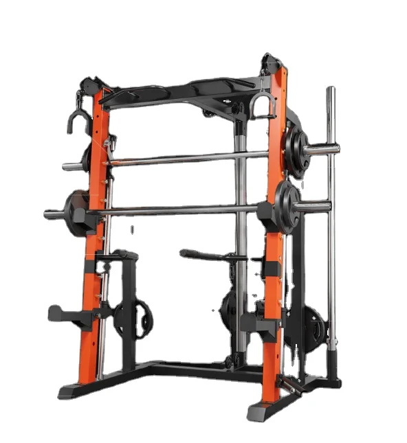 Строительное оборудование для тренажерного зала, Смит-машина, стойка для приседаний и силовая клетка для домашнего использования