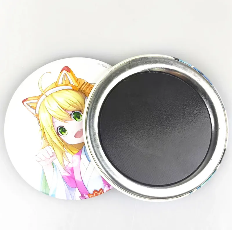 Customized Modern 3D Metal Photos Refrigerator Magnet New Factory Tinplate Tourism Souvenir Copperplate Paper Magnetic Badge