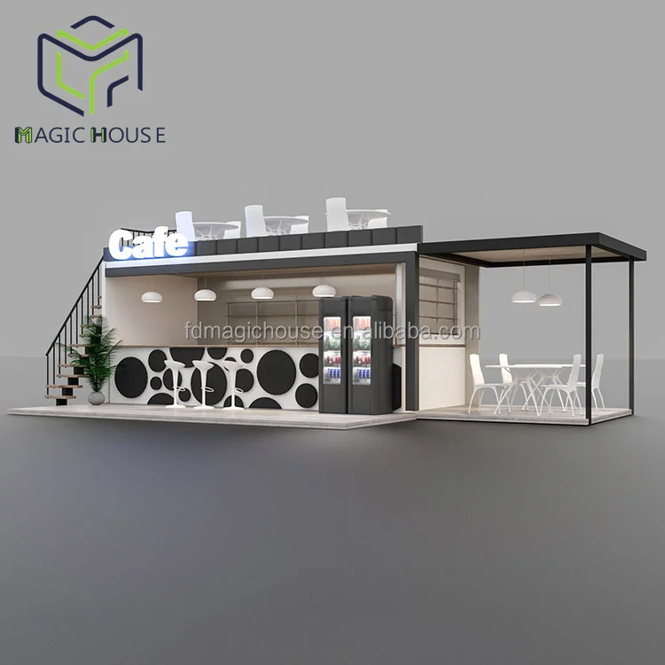 MAGIC HOUSE Magic House Prefabricated Shipping Container Mobile Bar