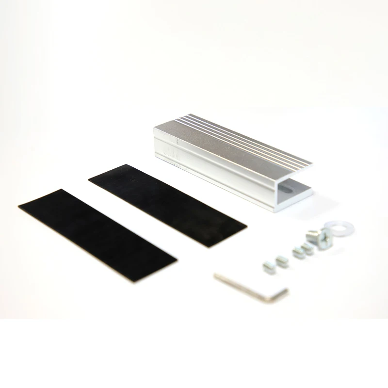 U Bracket for Electromagnetic Lock Frameless Glass Magnetic Lock 300lbs Electric Aluminum U Shape Bracket