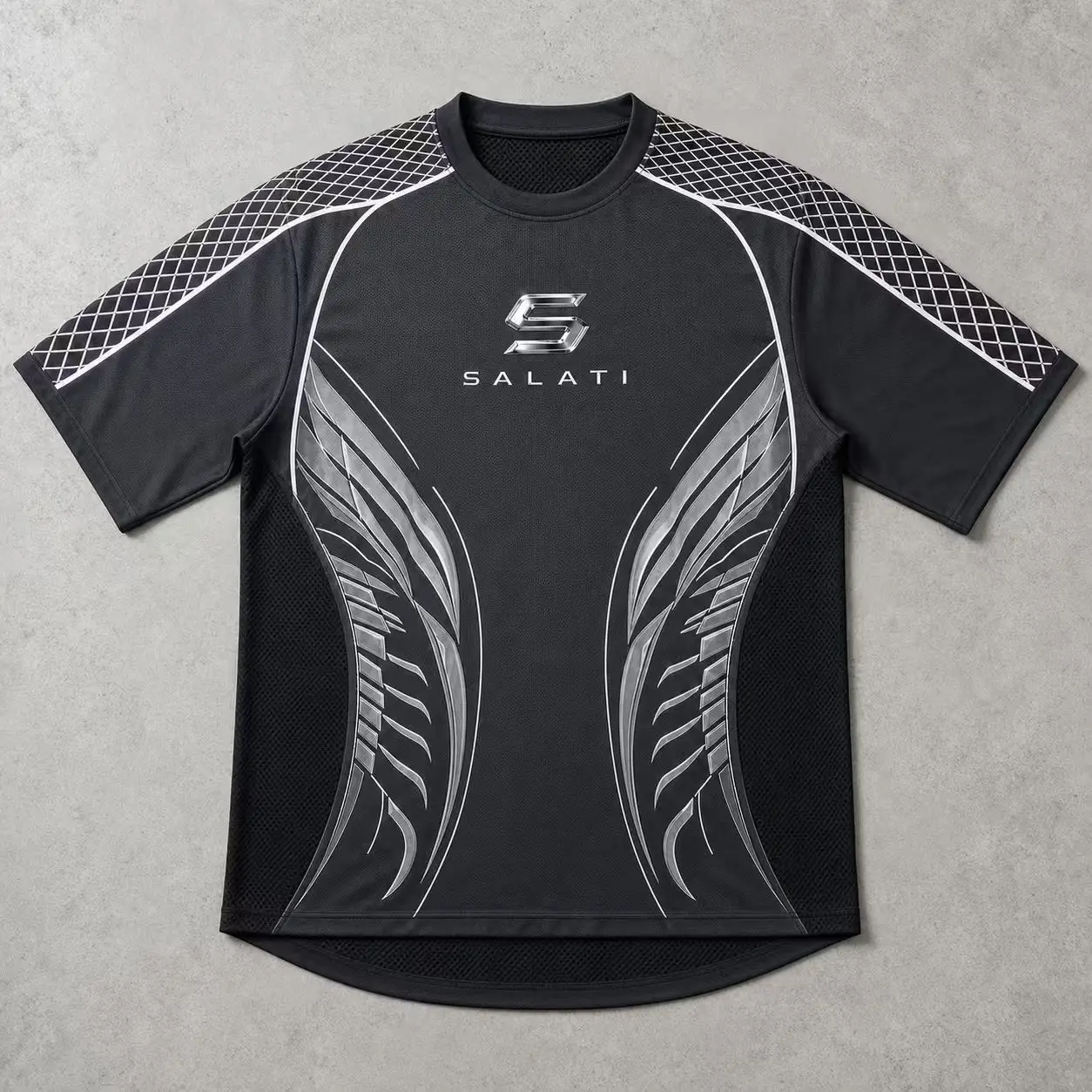 OEM Custom Athletic Shirt for Men Performance Mesh Running Training Graphic Quick Dry Fitness Fashion Men Short Sleeve T Shirt gallery 6