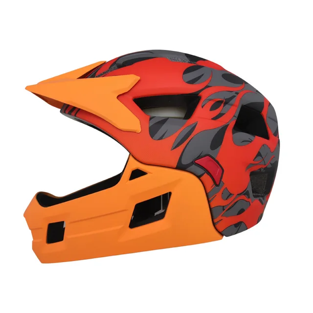 Full Face MTB Bicycle Helmet Youth Children's Off-road Cycling Scooter Sports Safety Protection Racing Mountain Bike Helmets