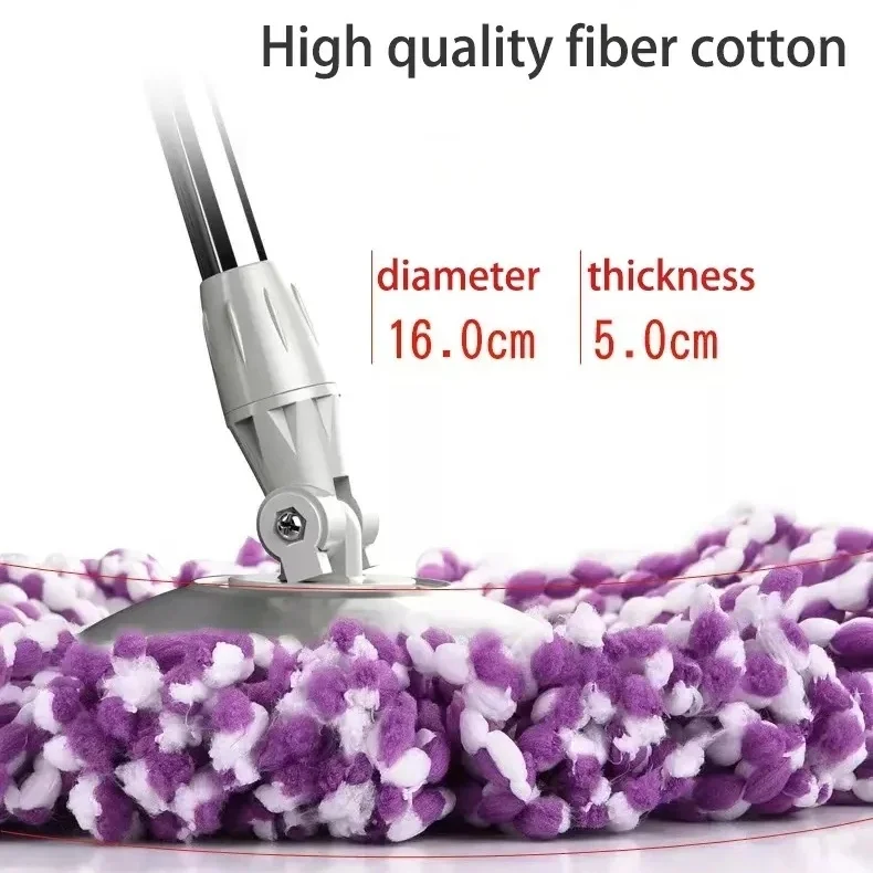 Tête De Serpillère 360 degrés de Rotation Microfibre Tête de Rechange