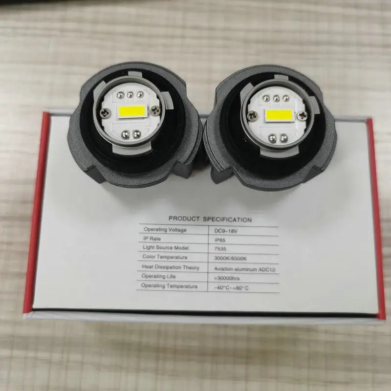 L1B LW5B Car LED Fog Light Dual Color Car LED Fog Light 6500K 3000K for Toyota Janpan Cars