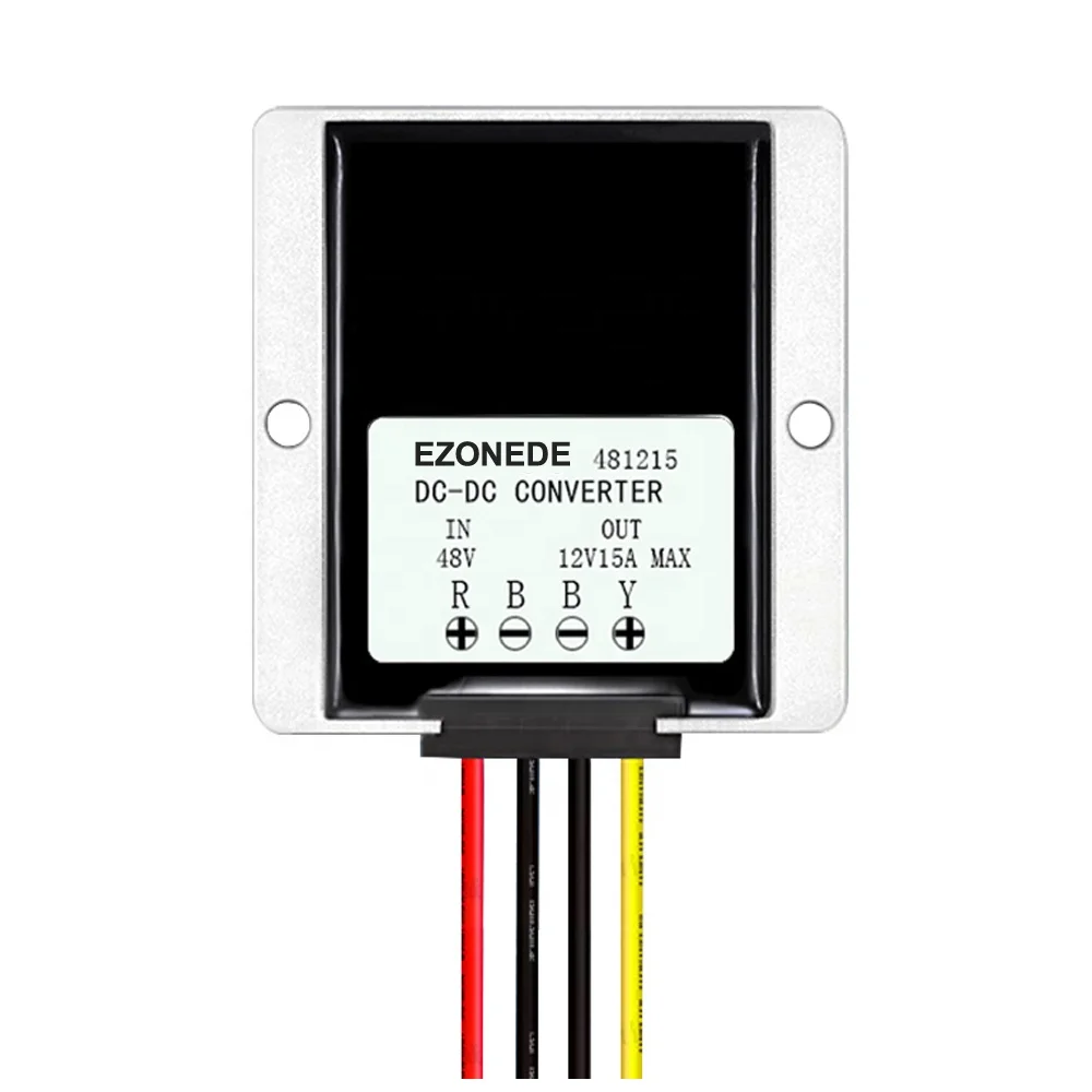 DC-DCコンバーター48V (20V - 60V) から12V 15A180W降圧モジュールDIY