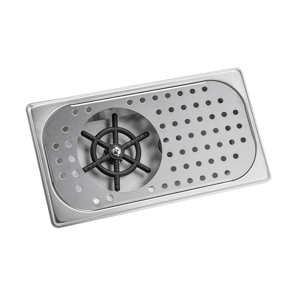 Quick Rinser Quick Drainage Rinser Stainless Steel Glass Rinser - Embedded Cup ...