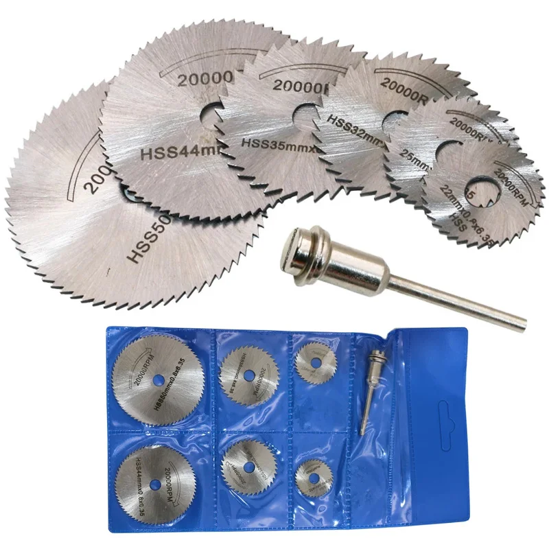 32PCS Lames Scie Circulaire Pour Dremel - HSS, Résine, Diamant | Tige 3mm Pour Bois/Métal/Verre