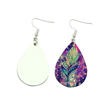 How to Make Sublimation Earrings with Double Sided PU Leather, DIY Custom Sublimation Print Earring Designs