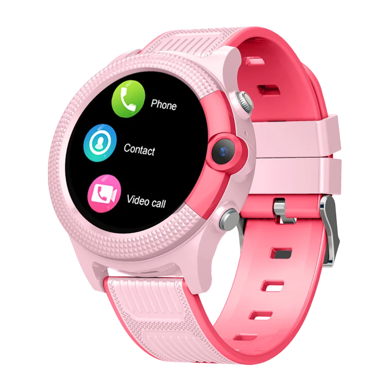 2023 New Design Children 4G RTOS Smart Phone Watch Video Call Waterproof 4G  GPS Inch Round Smart Watch for Kids - Main Image