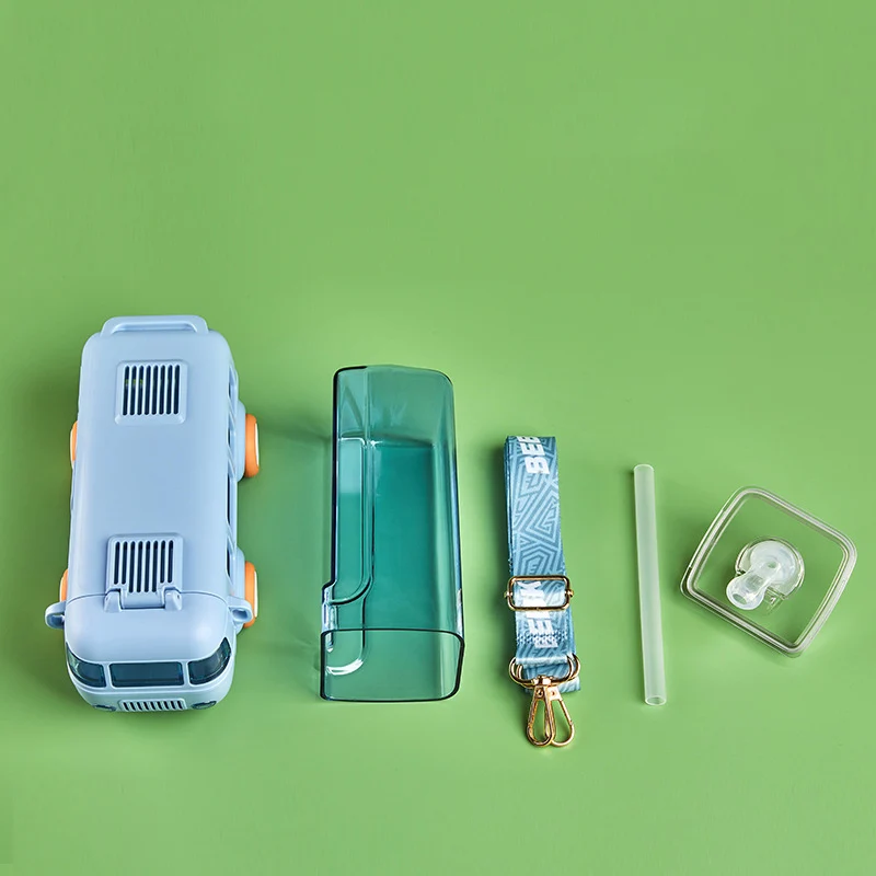 Hot Space Cup With Time Marker 1000ml Large-capacity Water Bottle Leakproof Bpa Free Frosted Plastic Bottles