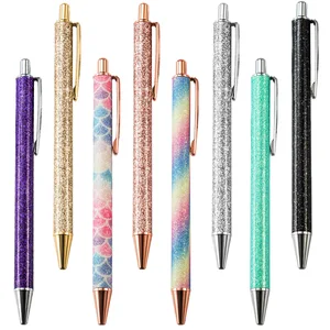 Custom Logo Metal & Plastic Ballpoint Pens 1.0mm Writing Width Personalized Promotion Pens