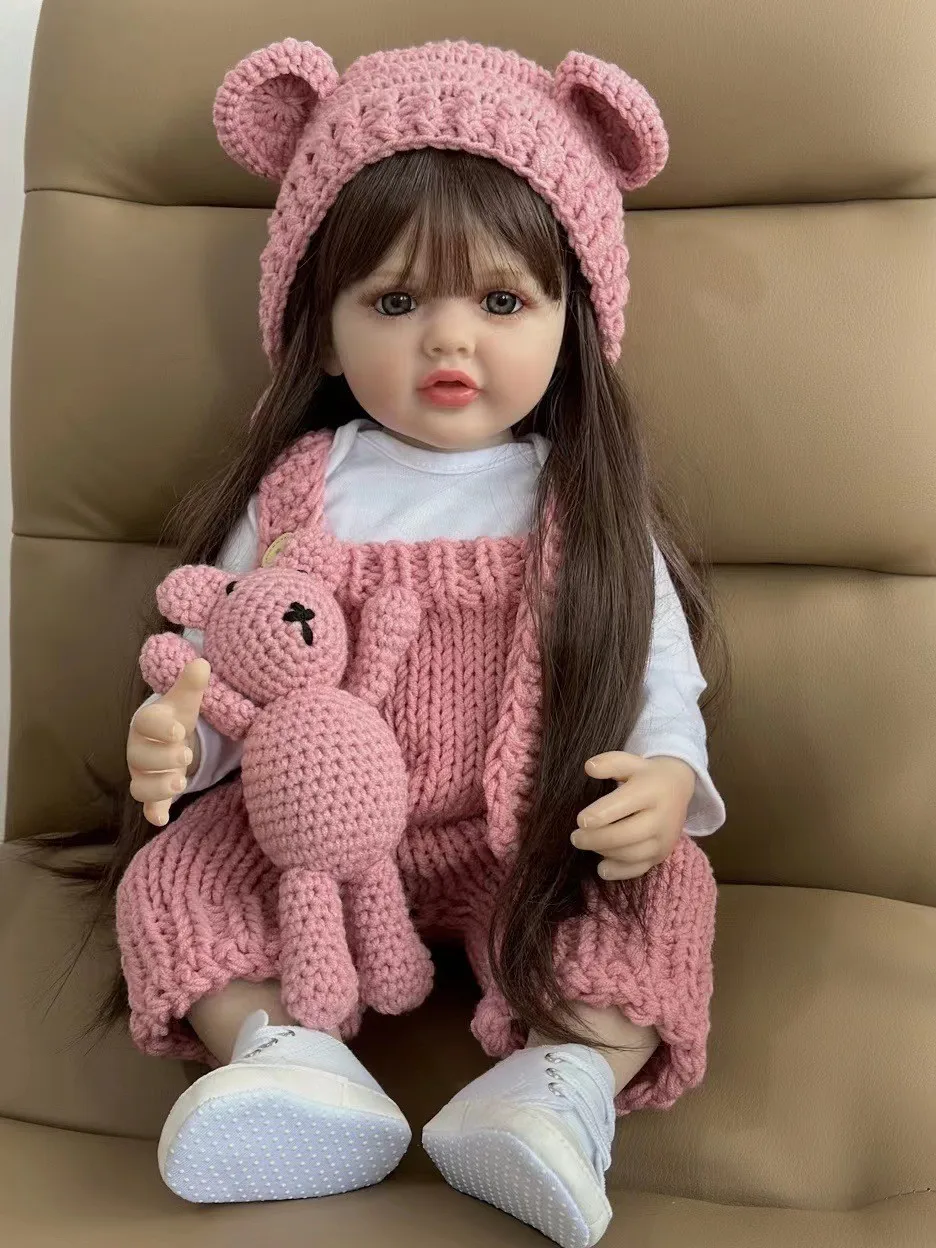 めめこBABY DOLLまとめ売り24 Boneca 22inch Soft Silicone Vinyl Doll 55cm Soft Baby Dolls