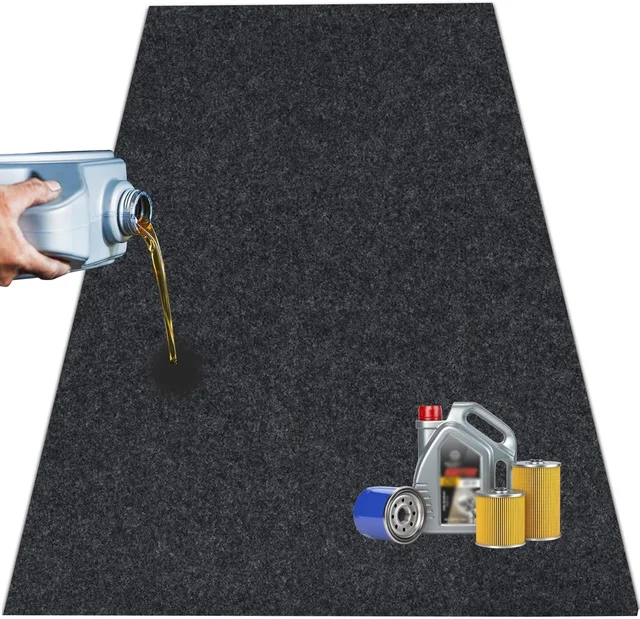 YA SHINE rubber floor mat Garage Floor Oil Change Mat Leaks Absorbent Oil Pad Oil Spill Mat for Garage