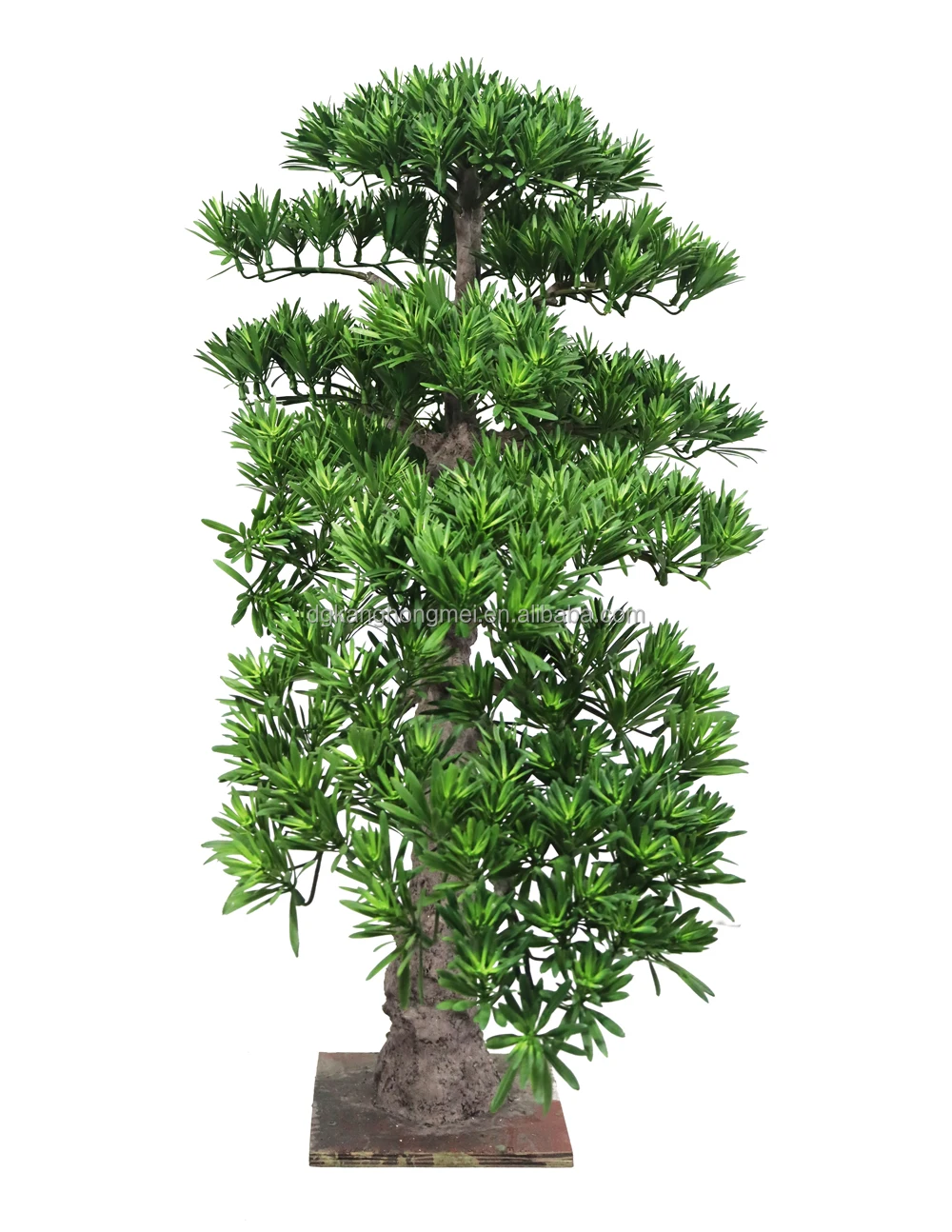 Artificial Plant Boxwood Topiary Bonsai Greenery Uv Resistant Green